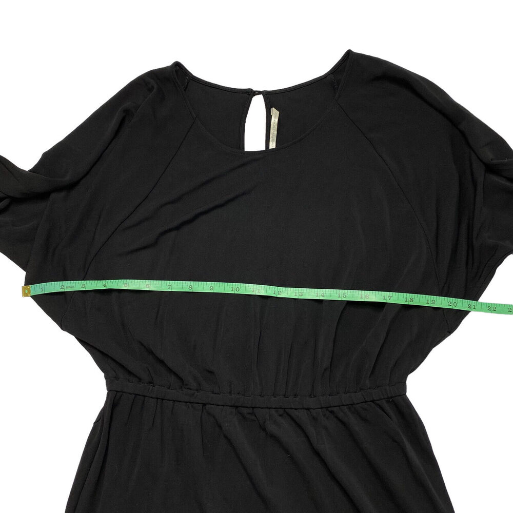 TWELFTH STREET CYNTHIA VINCENT Wednesday Black Mini Dress Tunic Medium *READ* - Picture 8 of 12